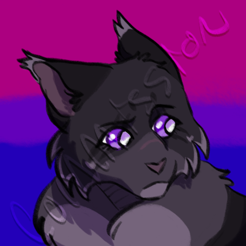 cel shaded pride icon for andromedia on wayward wc