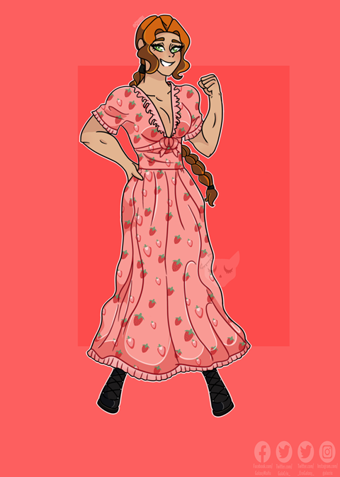 Strawberry Dress | Vicky from Metal Family.