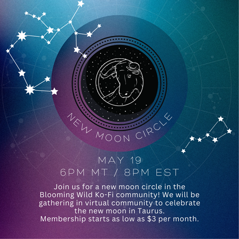 Moon Circle! May 19, 6pm MT / 8pm EST