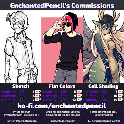 New commission prices!