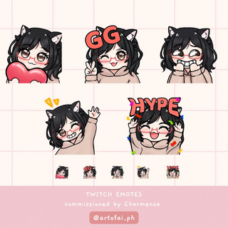 Launching my NEW Twitch Emotes!