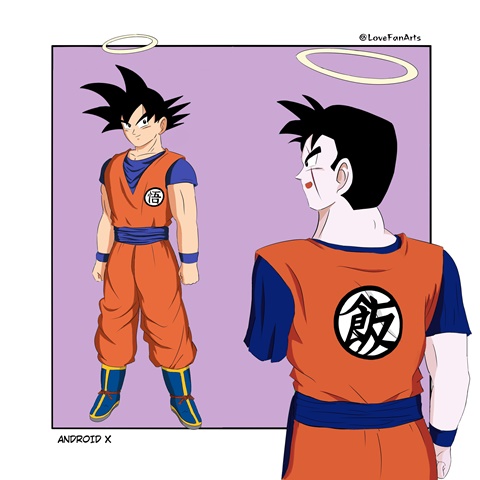 Future Gohan meets Goku in the afterlife