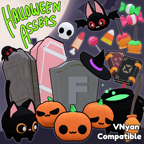 Halloween 3D Assets [VNyan] - DariRuu Pom's Ko-fi Shop - Ko-fi ️ Where ...