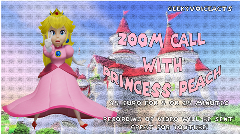 One on One Zoom Chat with Princess Peach