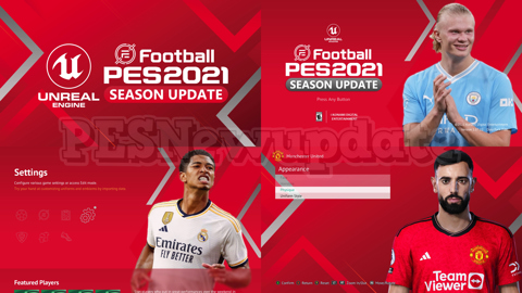 PES 2022 Season Update Concept Menu for PES 2021 by PESNewupdate ~