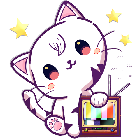 Kitty TV (Redbubble)