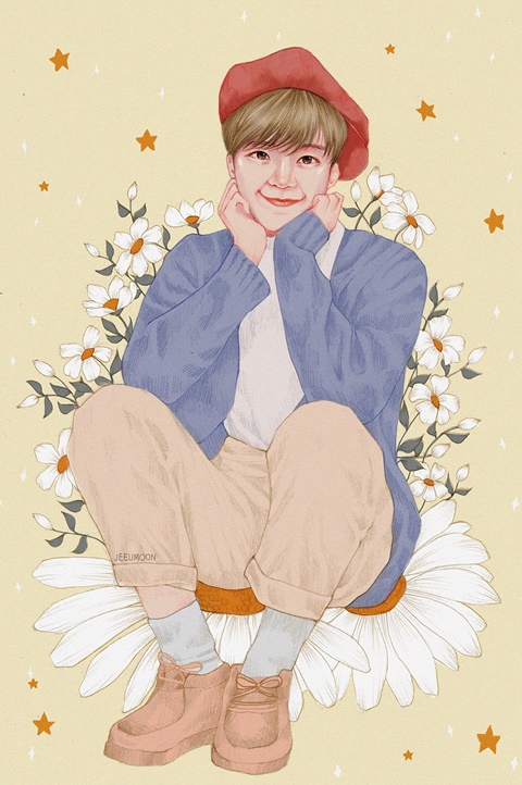 Jaemin and flowers