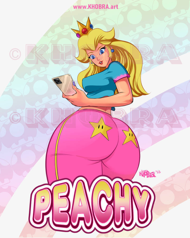 Princess Peach (sticker concept)