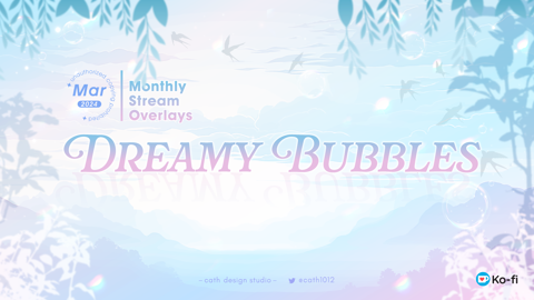 Sneak Peek - Dreamy Bubbles Overlays
