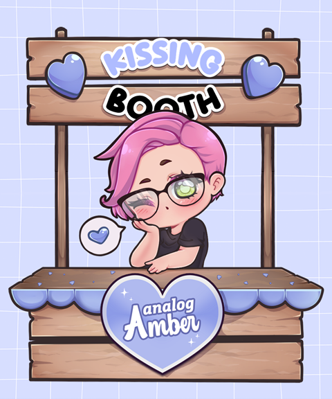 Valentine's Kissing Booth for @analog_amber ♥