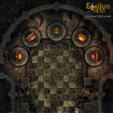 Five Thrones Map