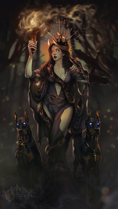 Goddess of the Crossroads (Hekate/Hecate)