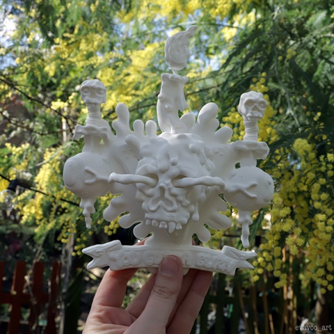 You Gotta Burn 18cm 3D Print in the sunshine!