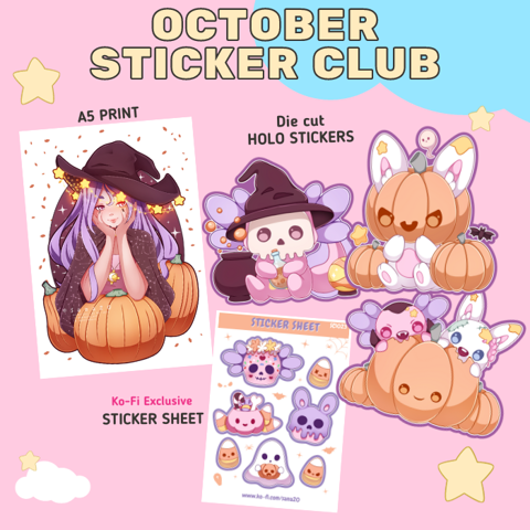 Sticker Club Rewards - October '23