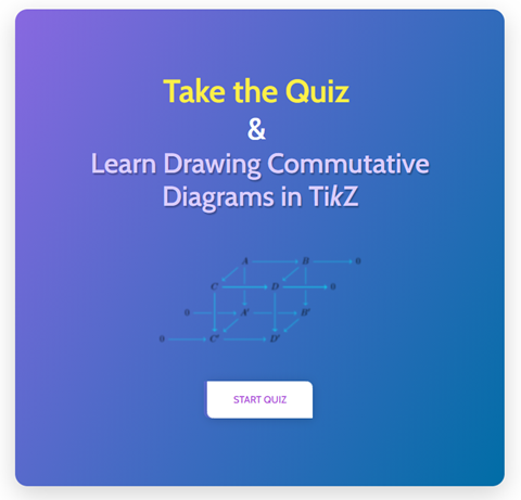 Quiz about drawing commutative diagrams in TikZ
