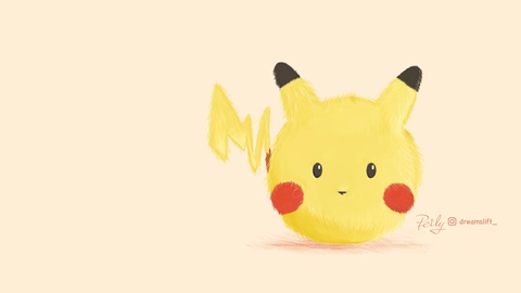[Fanart] Pokemon - Fluff Pikachu by dreamslift 