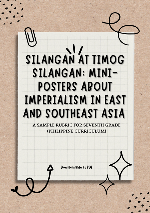 Rubric For Silangan X Timog Silangan Mini Posters About Western rubric-for-silangan-x-timog-silangan-mini-posters-about-western