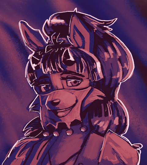 Neopets Nabile Gradient Map Bust