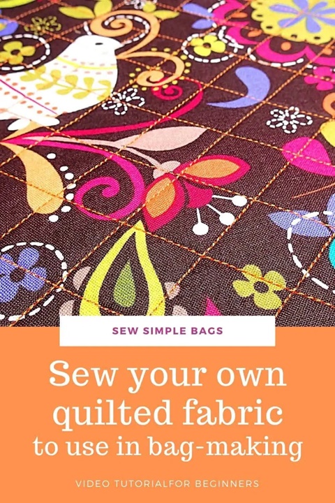 How to easily sew quilted fabric