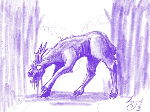 Not-deer sketch