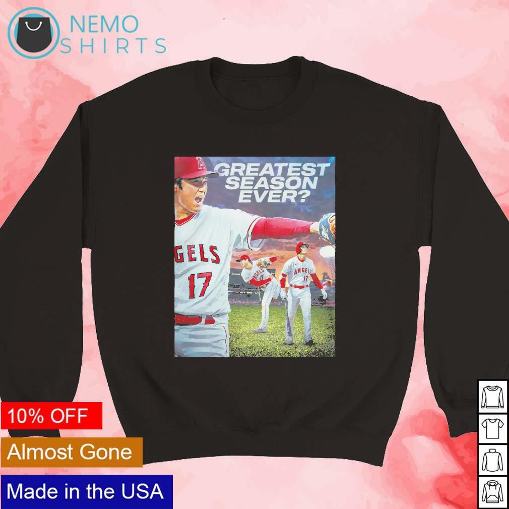 Shohei Ohtani #17 cartoon signature shirt, hoodie, sweater, long