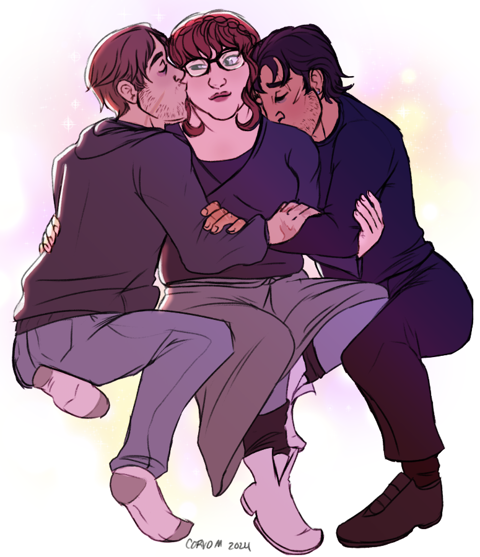 Connor, Aisling, Miguel -OC Kiss Week 2024