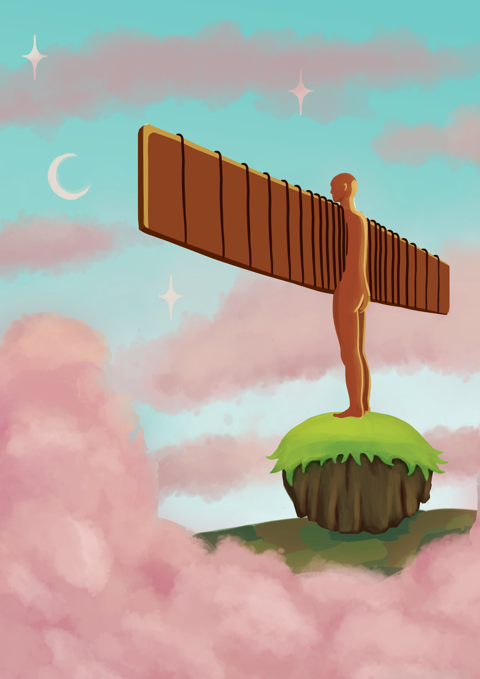 'Flying High' - Angel of the North