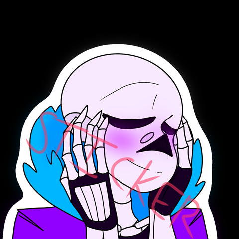 Underfell Sans Sticker