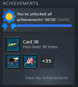 Achievement Completion - Animals Memory: Insects!