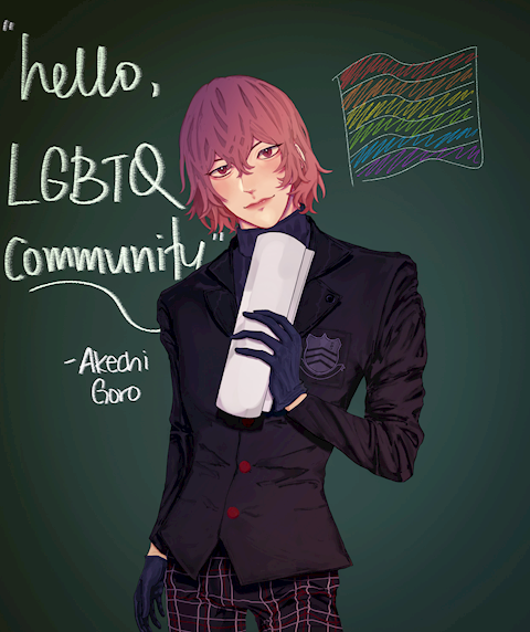 akechi goro said gay rights