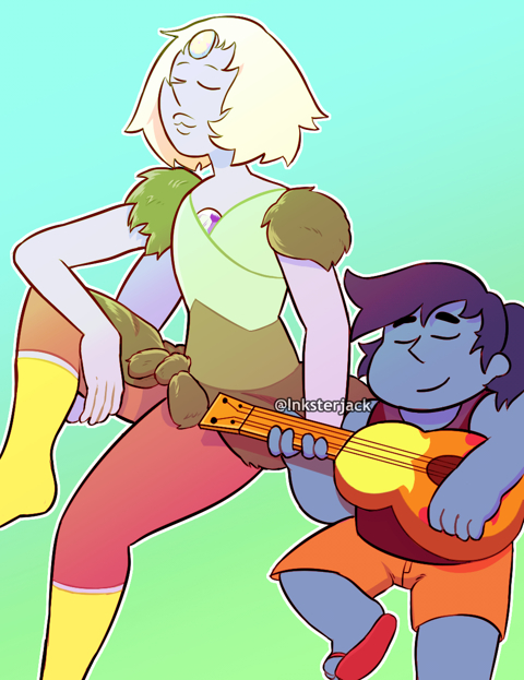 Opal and Steven hang out