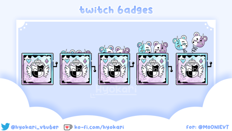 Twitch Badges for @M0ONIEVT