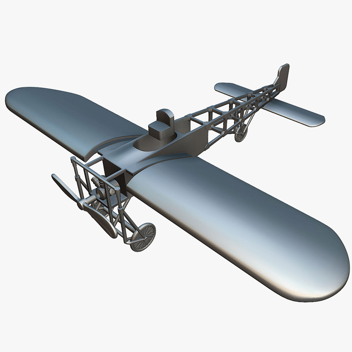 Bleriot XI - 3D Printable Model (*.STL) - Vitalii Tupchii's Ko-fi Shop ...