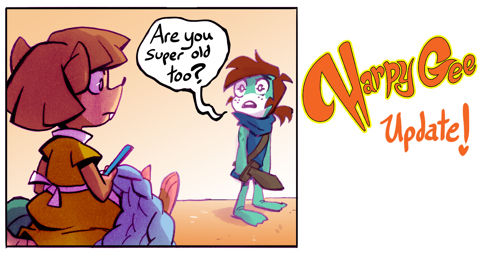 Harpy Gee comic update, August 27th 2023