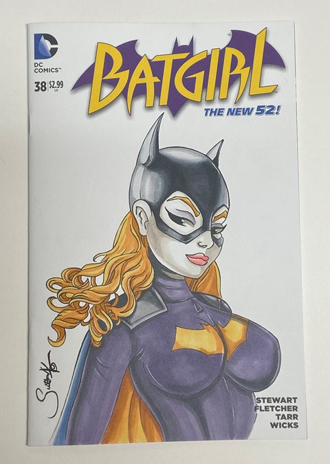 Batgirl Sketchcover by Sutton Kane 