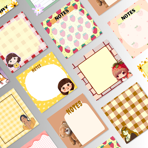 Cute Memo Pads - D'Creatives By Kim's Ko-fi Shop - Ko-fi ️ Where ...