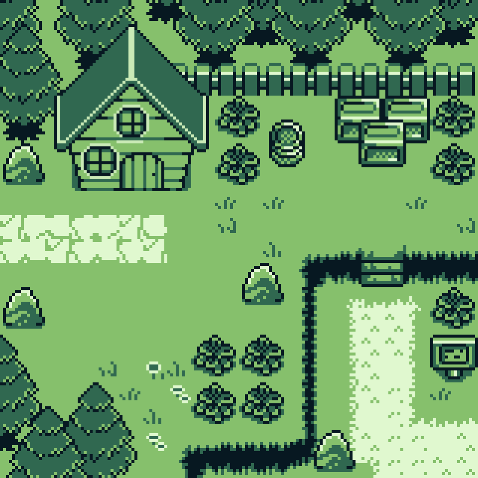 My Gameboy Tileset 8x8- FREE DOWNLOAD on Itch.io