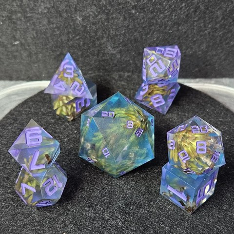 Quick pic of the lavender set
