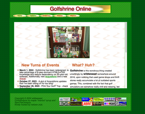 Golfshrine Online, Version 2.0