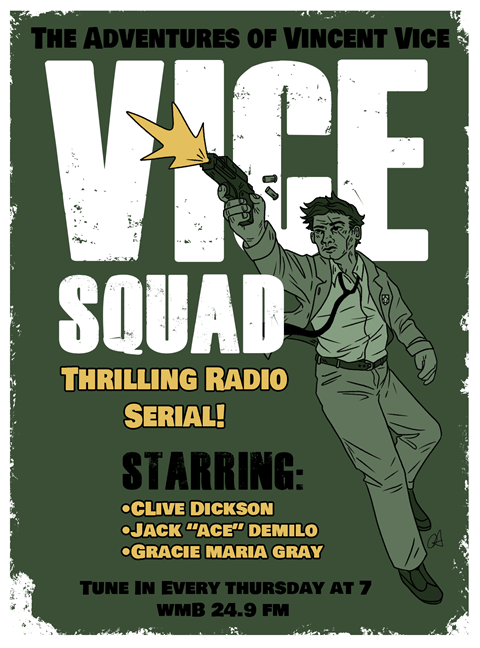 Lest I Blaspheme - VICE SQUAD Radio Serial Poster