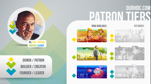 Line 1-3 Patron Tiers now available!