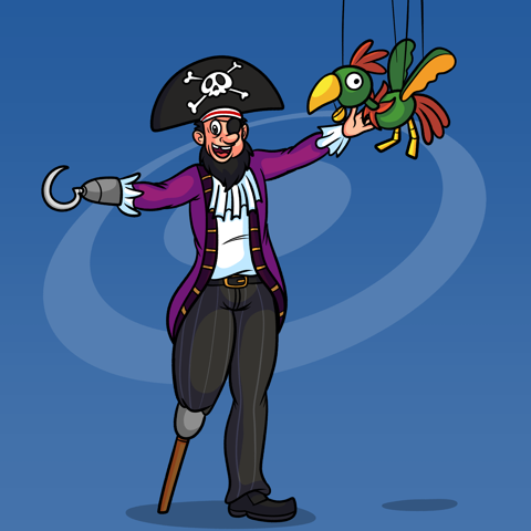 Patchy the Pirate and Potty the Parrot