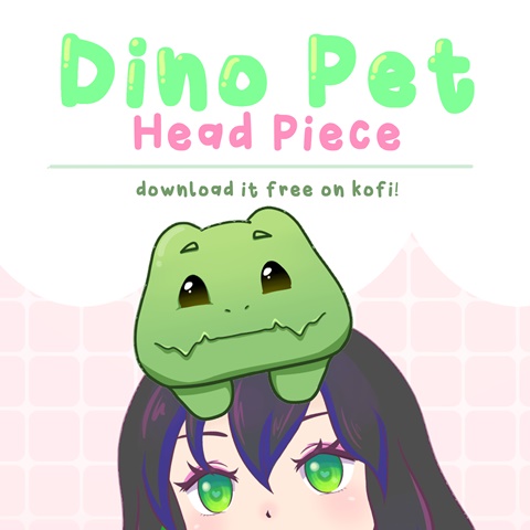 Dino Head for Vtuber - araasaurus's Ko-fi Shop - Ko-fi ️ Where creators ...