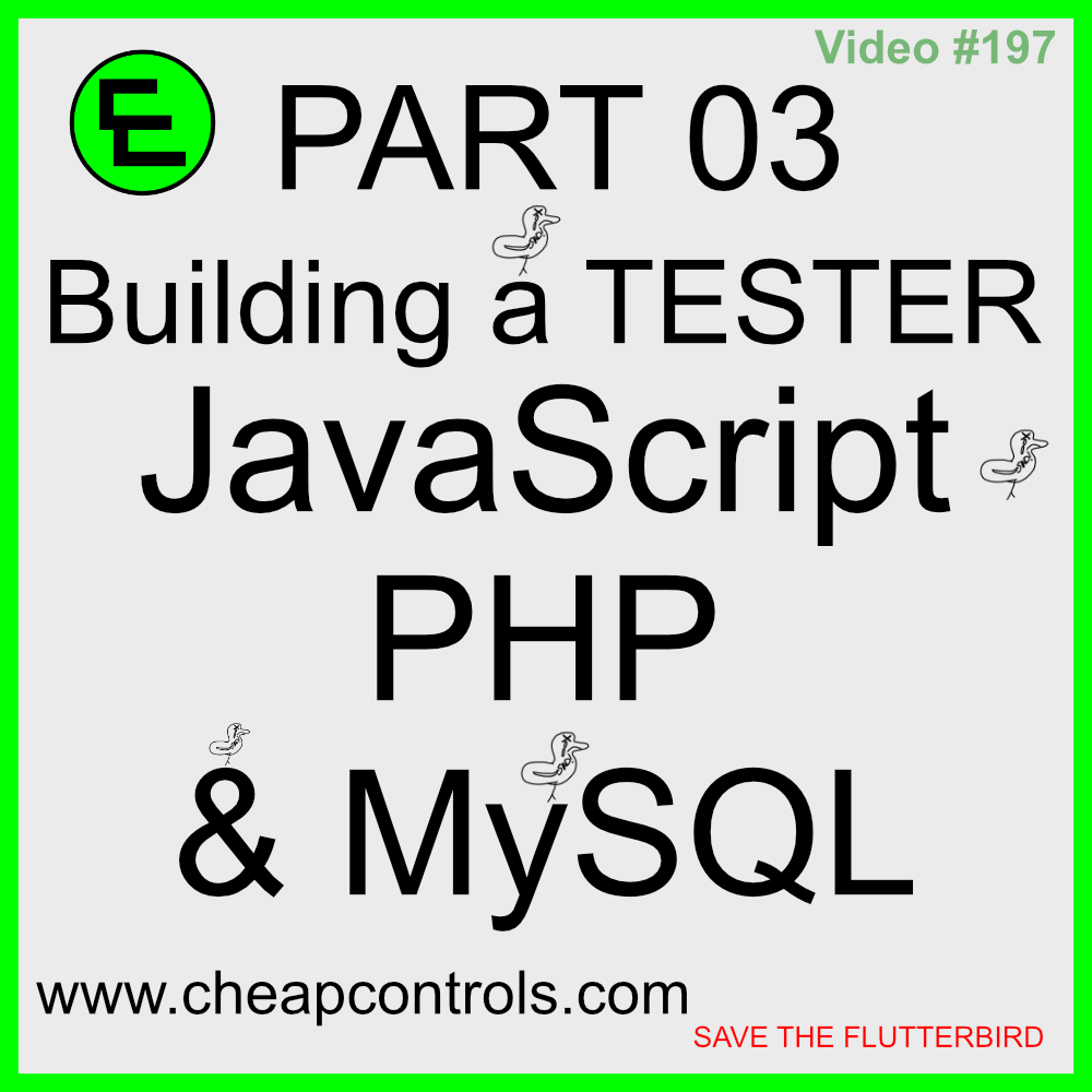 Part 3 in the building a tester series 