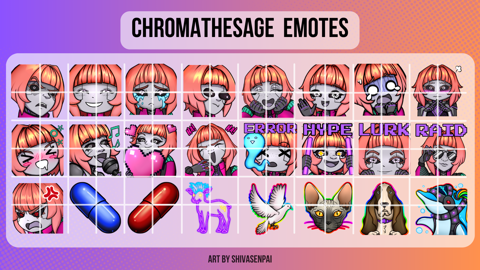 ChromaTheSage Emotes