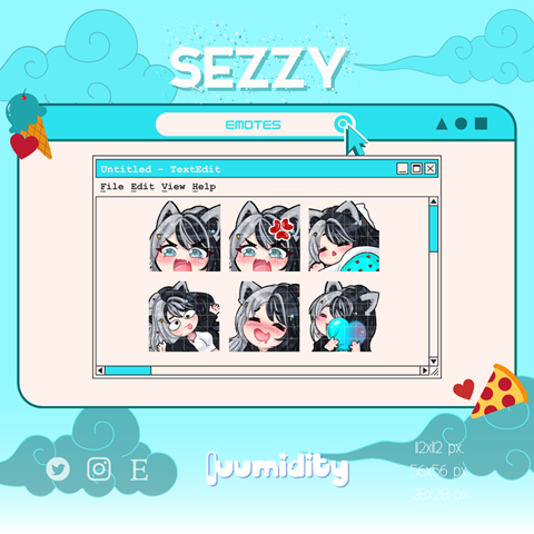 Sezzy Emote Commission Sheet 