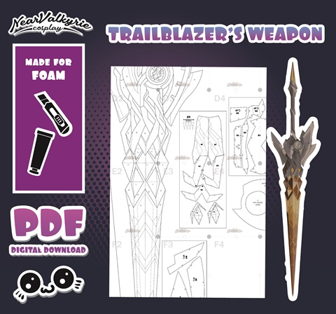 Star Rail - Trailblazer Weapon - NearValkyrie Cosplay 's Ko-fi Shop ...