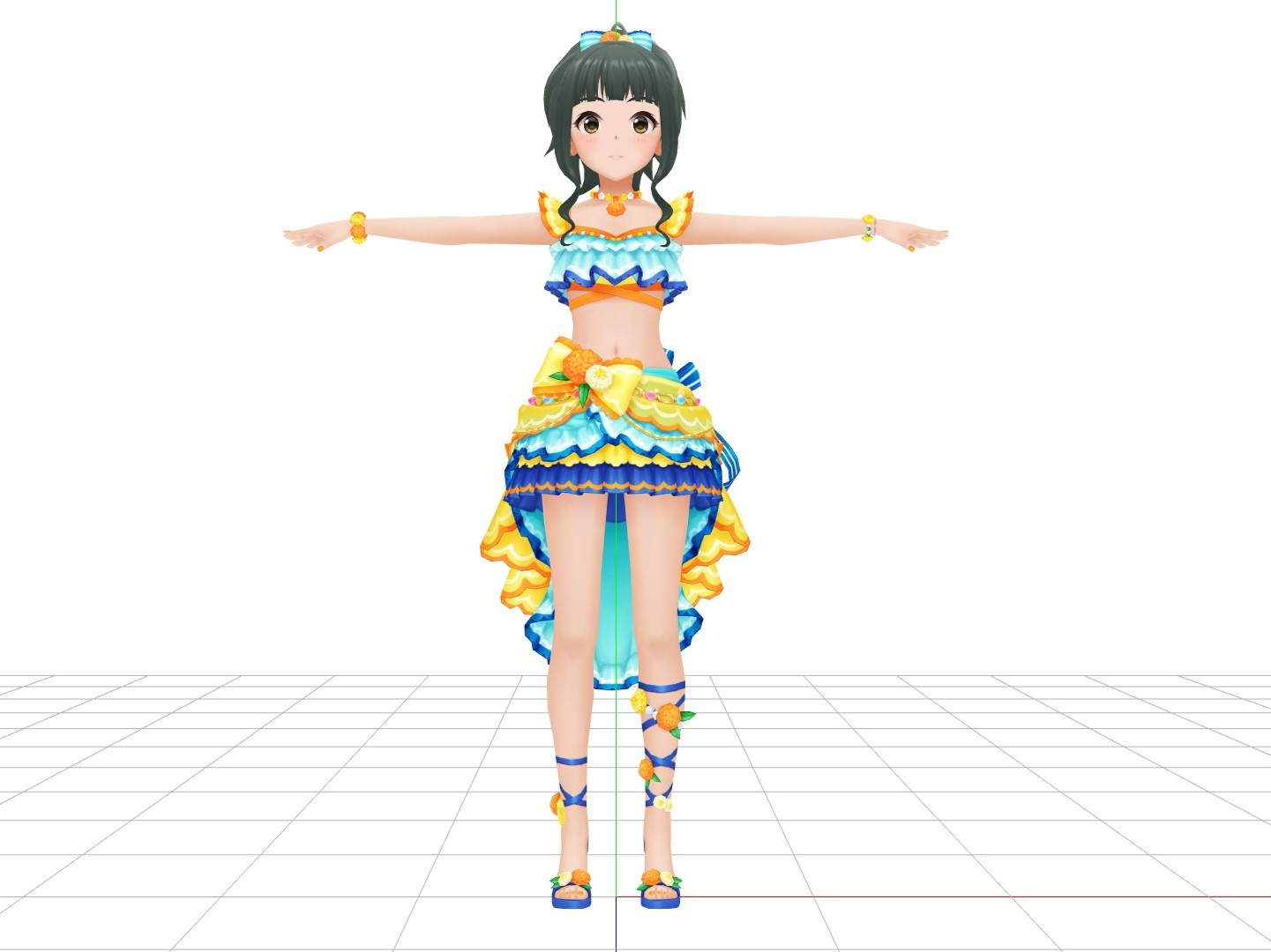 MMD Model Tomo Fujii Summer Time Wonder (IdolMaster's