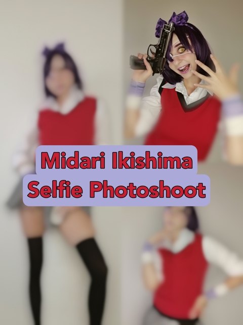 Midari Ikishima Selfie Photoshoot - Redmon Cosplay's Ko-fi Shop