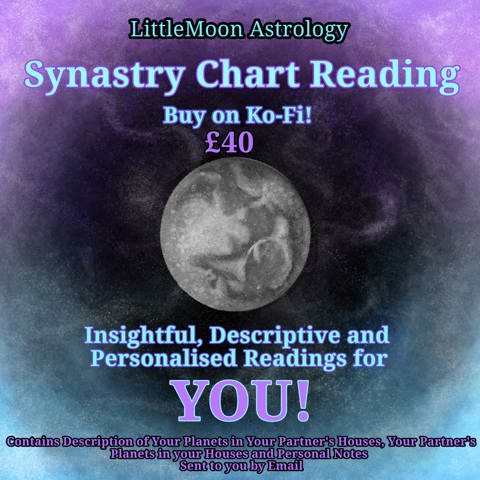 SYNASTRY CHART READING - Astrology Chart - LittleMoon Divination's Ko